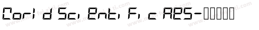 World Scientific Res字体转换